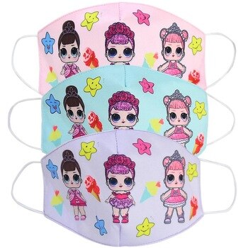 LOL Surprise Doll Anime Figure Mask Cute Lovely Cotton Creative Mask for Boys and Girls Dust-Proof Children Face Mask