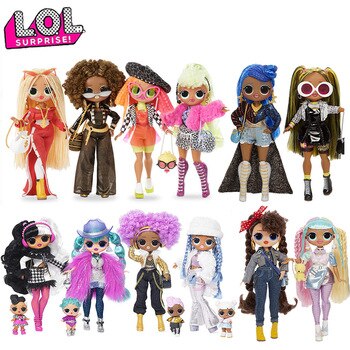 100% Original LOL Surprise Doll L.O.L. Marvels At OMG Snowlicious Swag Dollie Candylicious Collection Winter Disco Doll Toy Gift