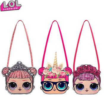 LOL Surprise dolls figures avatar modeling mini shoulder bag Cartoon Children Small Thin Crossbody Bags Girl's Birthday Gifts